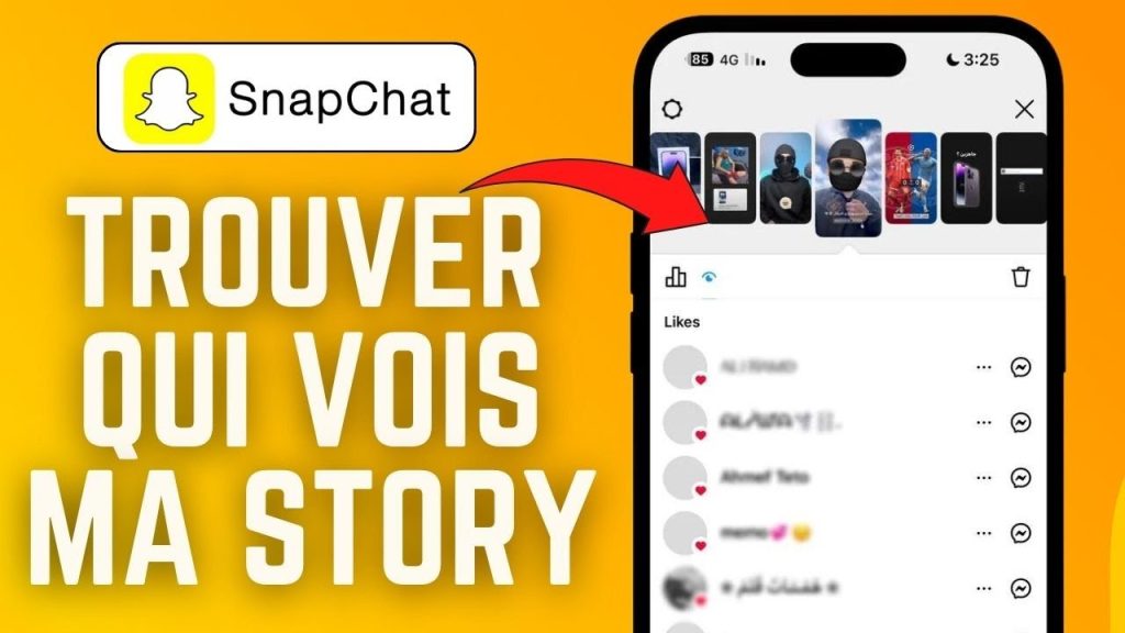 Comment savoir si une personne regarde votre story Snapchat discrètement ?